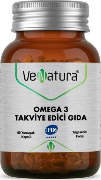 Venatura Omegra 3 Takviye Edici gıda 60 Yumuşak Kapsül