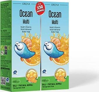 Ocean Orzax Multi Ballı - Portakal Aromalı Takviye Edici Şurup 150 ml