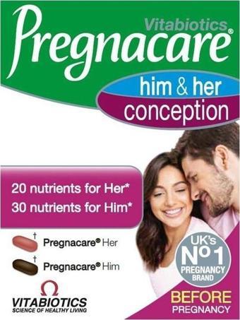 Vitabiotics Pregnacare Him and Her Conception Tablet 60