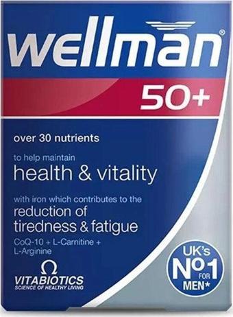 Vitabiotics Wellman 50+ Takviye Edici Gıda 30 Tablet