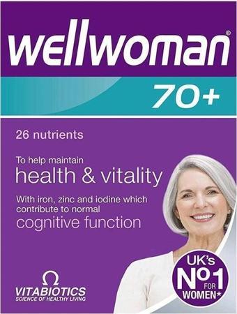 Vitabiotics Wellwoman 70 Yaş Üzeri 30 Tablet