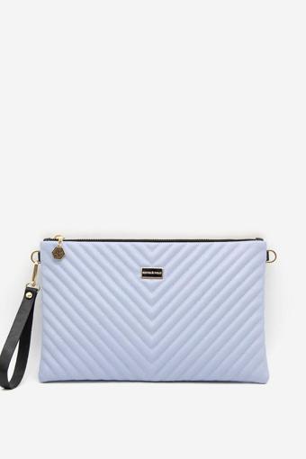 SİLVER POLO 1034 Tek Bölmeli Kadın Portföy & Clutch MAVİ