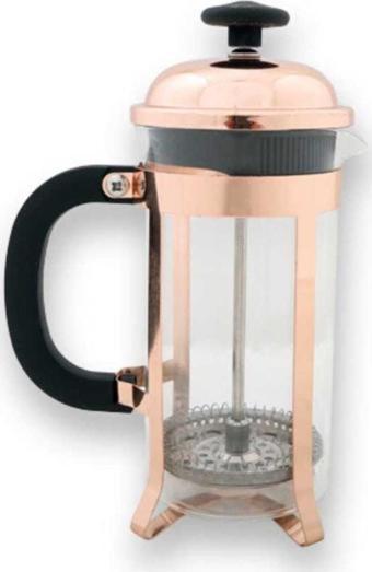 Epinox French Press 350 Ml Lüx Kırmızı Altın (Düz-350B)