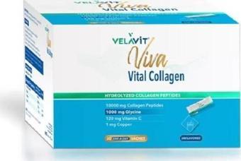 Velavit Viva Vital Collagen Toz Takviye Edici Gıda 30 Saşe