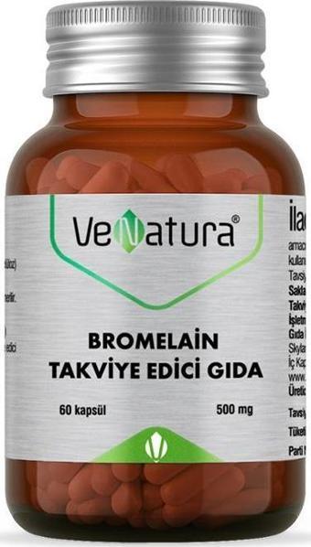 Venatura Bromelain Takviye Edici grıda 60 Kapsül