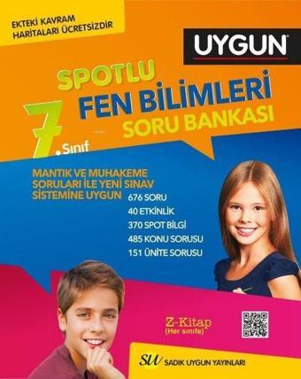 7.Sınıf Fen Bilimleri Spotlu Soru Bankası - Kolektif  - Sadık Uygun