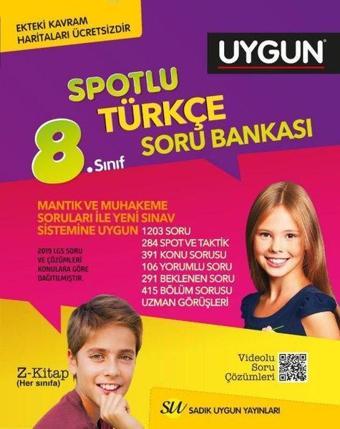 8.Sınıf Türkçe Spotlu Soru Bankası - Sadık Uygun