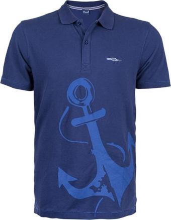 Anemoss Çapa Lacivert Erkek Polo Yaka T-Shirt