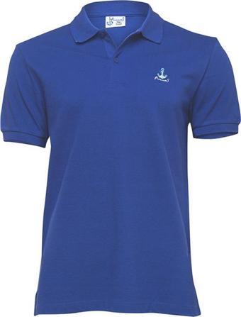 Anemoss Yelken Mavi Erkek Polo Yaka T-Shirt