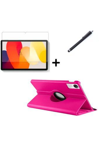 20068310 Xiaomi Redmi Pad Se 11 Inç Uyumlu 360° Dönebilen Standlı Tablet Kılıfı Ekran Koruyucu Ve Kalem Seti