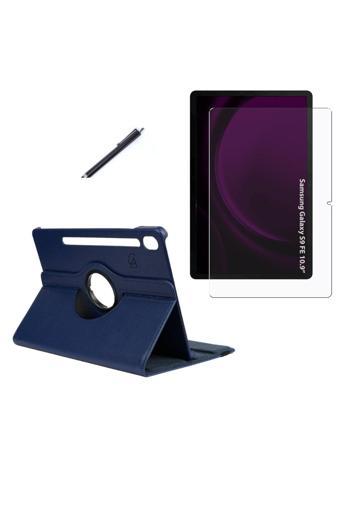 20068310 Samsung Galaxy Tab S9 Fe Sm-X510 Kılıf Birebir Uyumlu Dönebilen Kılıf + Ekran Koruyucu + Kalem