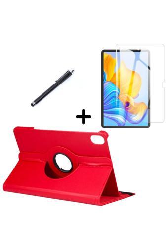 20068310 Huawei Honor Pad 8 12 Inç Uyumlu 360° Dönebilen Standlı Tablet Kılıfı Ekran Koruyucu Ve Kalem Seti