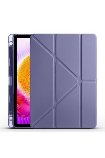 20068310 Xiaomi Redmi Pad Se Uyumlu Kılıf 3 Farklı Stand Kalemlikli Tri Folding Tablet Kılıfı