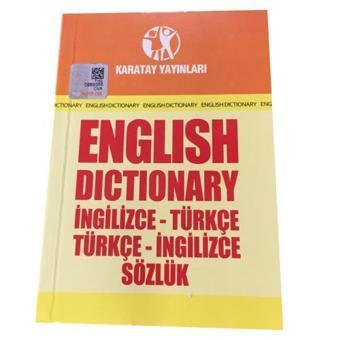 4E Karatay İngilizce Sözlük 1.Hamur Karton Kapak 153-08-2609