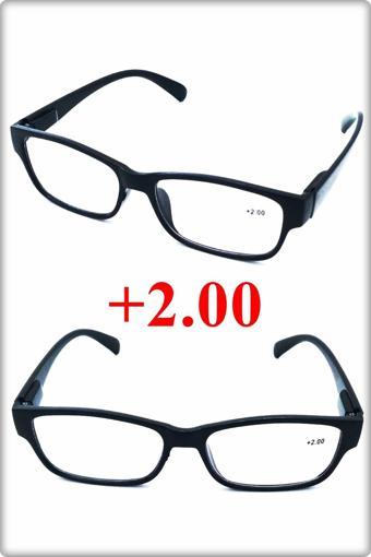 Tan Express (+2.00) Unisex Kitap Okuma Gözlüğü & Bilgisayar Gözlüğü & Yakın Gözlüğü 1 Adet.