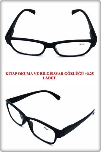 Tan Express Unisex Kitap Okuma Ve Bilgisayar Gözlüğü (+3.25) 1 Adet