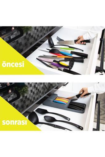 Ar Armese 2 Sıralı Pratik Bıçaklık - Çekmece İçi Düzenleyici Bıçaklık Organizer