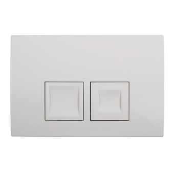 Geberit Delta50 115.135.11.5 Kumanda Paneli Çift Basmalı, Beyaz