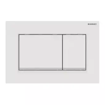 Geberit Sigma30 115.883.11.1 Çift Basmalı Beyaz/Mat Beyaz/Beyaz