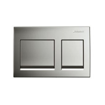 Geberit Alpha30 115.055.21.1 Kumanda Paneli, Çift Basmalı,  Parlak Krom