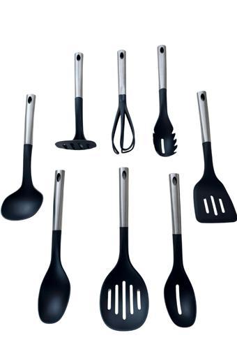 Ar Armese Şık Tasarım Metal Saplı 8 Parça Servis Seti
