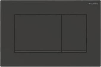 Geberit Sigma30 115.883.16.1 Çift Basmalı Mat Siyah / Siyah / Mat Siyah