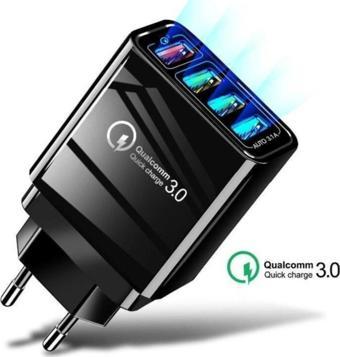 Zuidid 4 Port 48w Qc 3.0 Hızlı Şarj Usb Şarj Başlık Adaptör