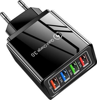 Zuidid 4 USB Portlu 3.1A - 48W Çoklu Şarj Cihazı