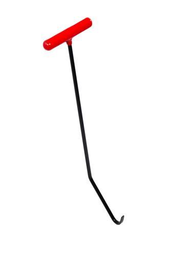 Safi 63 Cm 10 Mm Çap Tek Kıvrımlı Çengel Kobra Uçlu Boyasız Göçük Düzeltme Çubuğu - S5-02, Pdr Çubuk