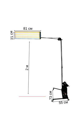Safi Boyasız Göçük Düzeltme Lambası, 6 Sıralı Led Ayaklı, Pdr Led Lamba