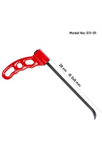 Safi 28 Cm 3.8 Mm Çap Tek Taraflı Balina Sustalı Çubuk, Boyasız Göçük Düzeltme Çubuğu, Pdr Çubuk - S11-01