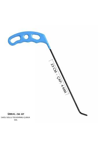 Safi 23 Cm 4 Mm Çap Sağlı Sollu Tek Kıvrımlı Sol Boyasız Göçük Düzeltme Çubuğu, Pdr Çubuk - S6-07
