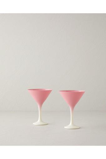 Whitney Cam 2'li Cup 175 ml Pembe - Krem