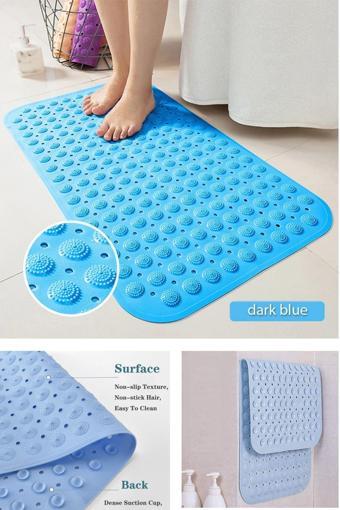 Geldimicom Silikon Vantuzlu Masajlı Banyo Duş Kaydırmaz Paspas Duşakabin Paspası. Ayak Kaydırmaz 40*80Cm