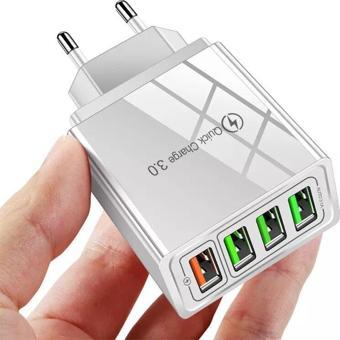 Zuidid Hızlı Şarj Qc 3.0 4 Usb Portlu 3.1a - 48w Çoklu Şarj Cihazı