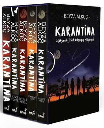 Karantina Serisi Seti-5 Kitap Takım-Kutulu - Beyza Alkoç - İndigo Kitap Yayınevi