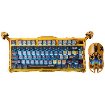 GravaStar Mercury K1Pro+X Kablosuz RGB Işıklı Mekanik Q Gaming Klavye ve Optik Mouse Seti, Special E