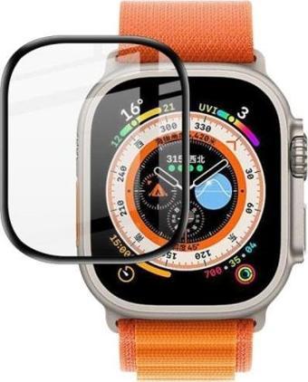 Zuidid Apple Watch Ultra 49mm 3D Full Kaplama Ekran Koruyucu PET+PMMA