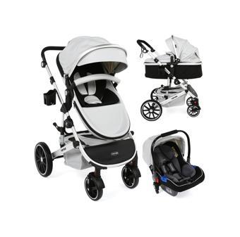 Yoyko Capsule Egg Travel Sistem Bebek Arabası Gri Silver