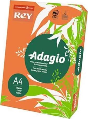 Adagio Renkli Fotokopi Kağıdı A4 80 Gram Turuncu