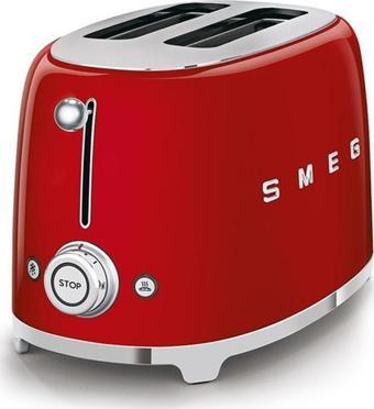 Smeg TSF01RDEU Retro Kırmızı 2X2 Slot Ekmek Kızartma Makinesi
