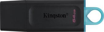 Kingston DTX-64GB 64GB USB3.2 Gen 1 DataTraveler Exodia (Black + Teal) Flash Bellek