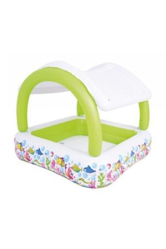Bestway Sunclub Büyük Boy Gölgelikli Şişme Havuz (143 X 143 X 123 Cm)