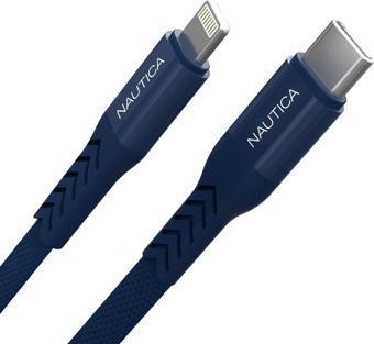 Nautica C50 USB-C to Lightning PD 20W Hızlı Şarj ve Data Kablosu 2.1M Navy