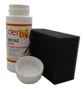 Derby Mont, Direksiyon, Koltuk, Deri Eşya Boyası 100ml ve Siyah Sünger