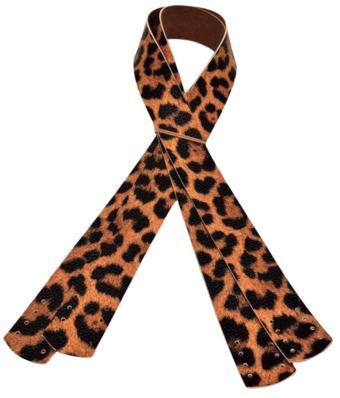 Angel Çanta Aksesuar 80x3 cm Suni Deri Leopar Renk Çift Çanta Sapı