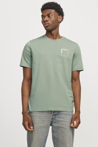 Jack & Jones Jjverner % 100 Pamuk Regular Fit Bisiklet Yaka Logolu Erkek T Shirt 12269314 AÇIK YEŞİL