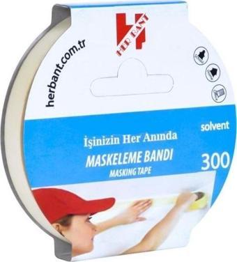 Herbant Krepe Bandı Kağıt - Maskeleme Bantı 18Mm X 25 Metre SP3517