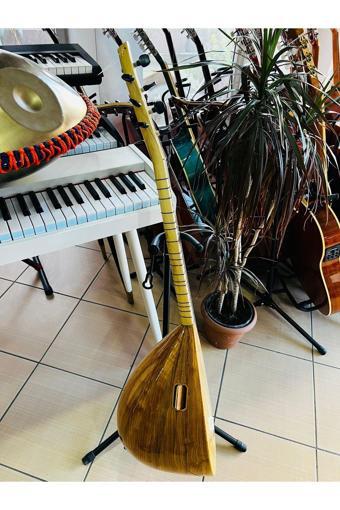 Bircan Müzik Kestane Kısa Sap Bağlama Tam Set