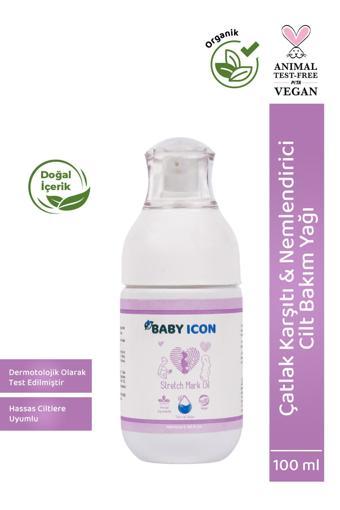 Baby Icon Organik Vegan Gebe Çatlak Önleyici Yağ